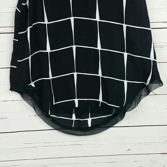 DONATING8/8 NWT Who What Wear Chiffon Sheer Blouse - Picture 2 of 7